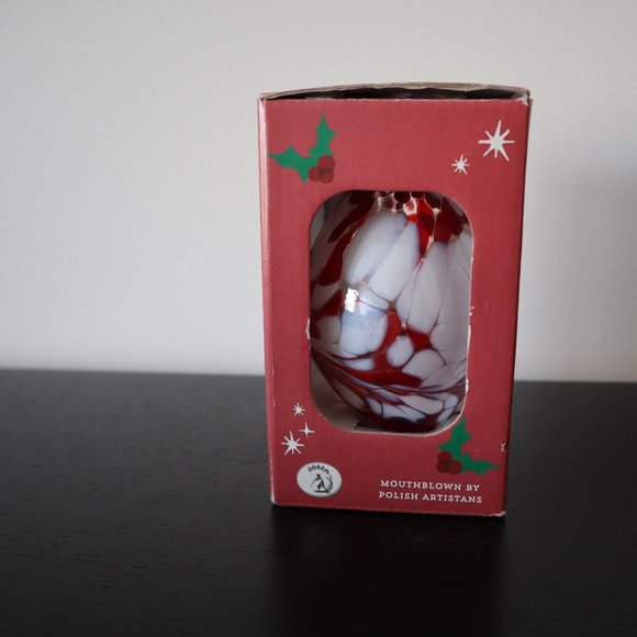 Zorza Poland Ornament Hand Made Glass Ornament Vintage Made in Poland - Picture 3 of 6